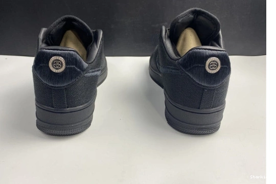 1 Low Black Air Force Stussy Nike CZ9084-001 0204